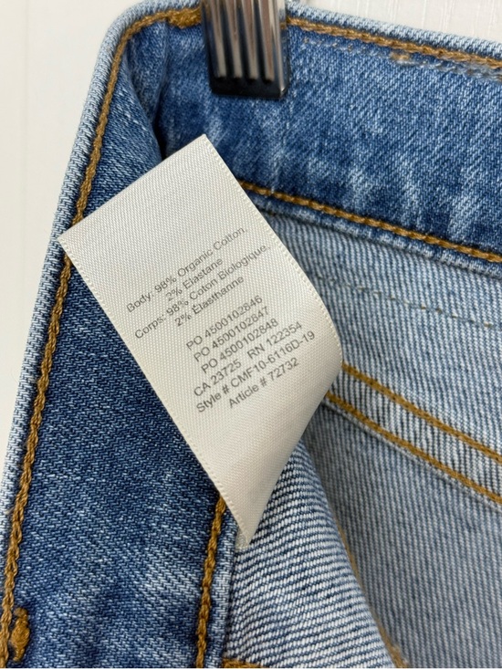 Aritzia Denim Forum 70s Retro Cheeky High Straight Size 29 Light Wash - Picture 13 of 14